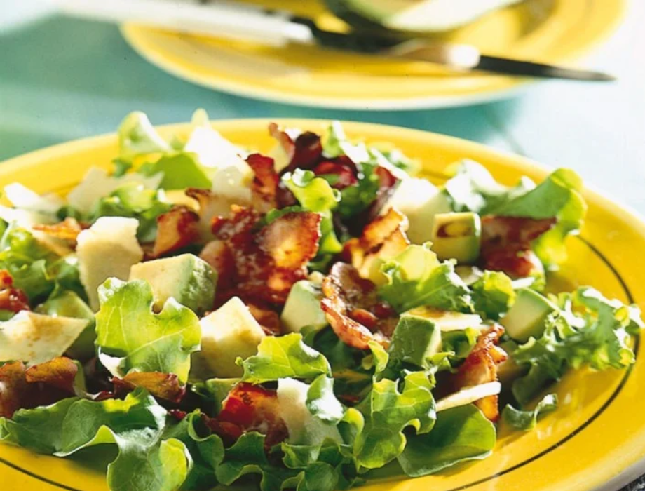 INSALATA NOVELLA, PANCETTA CROCCANTE, VINAIGRETTE ALL’ACETO BALSAMICO