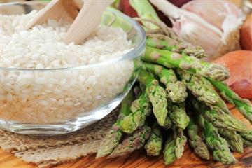 Risotto with asparagus