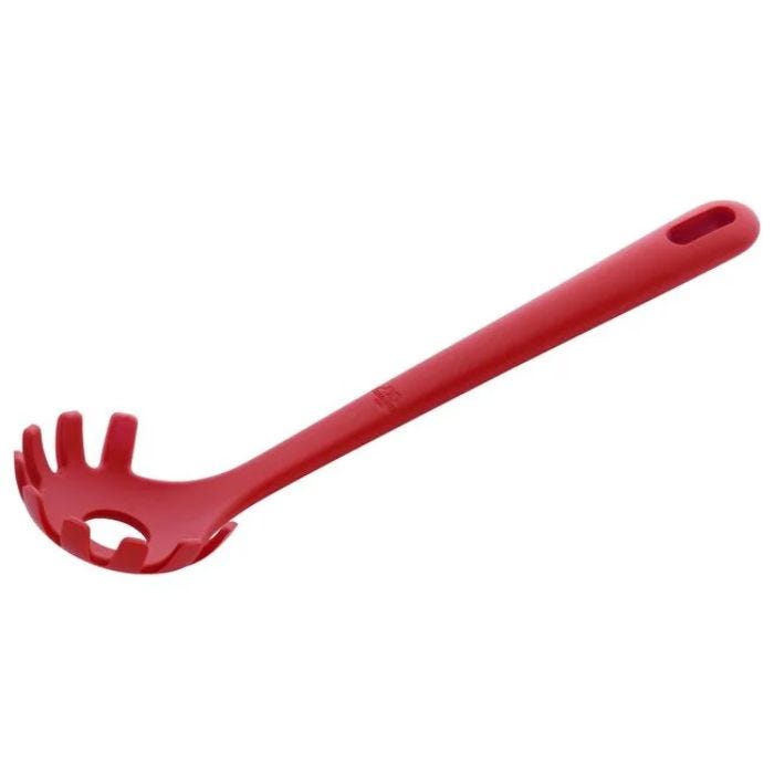 Mestolo per pasta rosso in silicone Ballarini