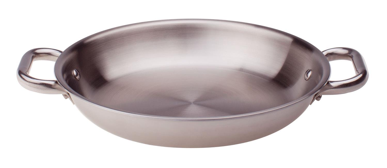 Alu-stainless steel pan for induction with two handles, diam. 32cm