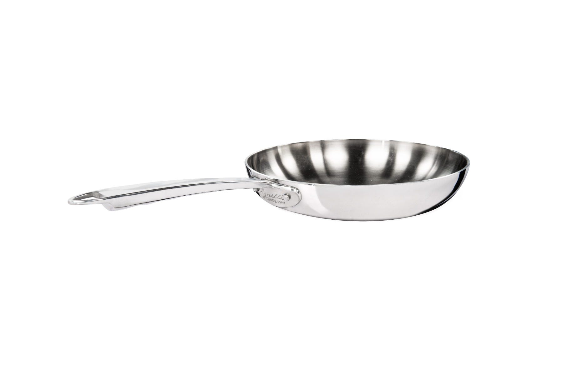 Alu-stainless 5-Ply pan for induction with a tubular handle, diam. 20cm