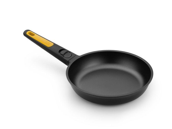 Non-stick aluminum frying pan for induction with removable handle, Fast  Click line, diam. 28cm