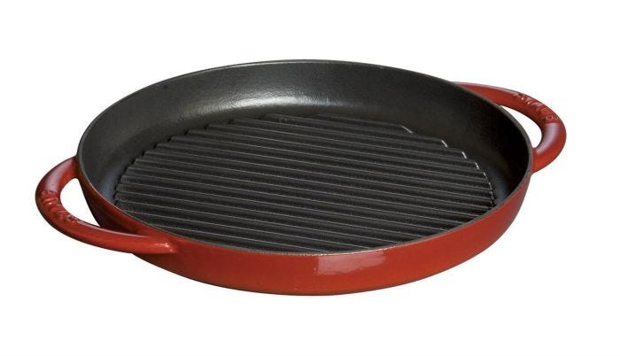 STAUB - Cocotte pentola in ghisa tonda 26 cm rossa