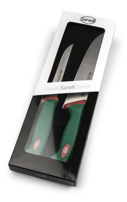 Set coltelli cucina 2 pezzi linea Premana Professional di Sanelli