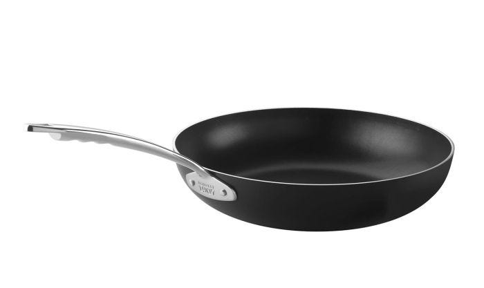 Agnelli Al-Black Aluminum 3mm Nonstick Omelette Pan With Two