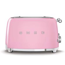 Smeg 50's Style 2-slice toaster, glossy white – TSF01WHEU