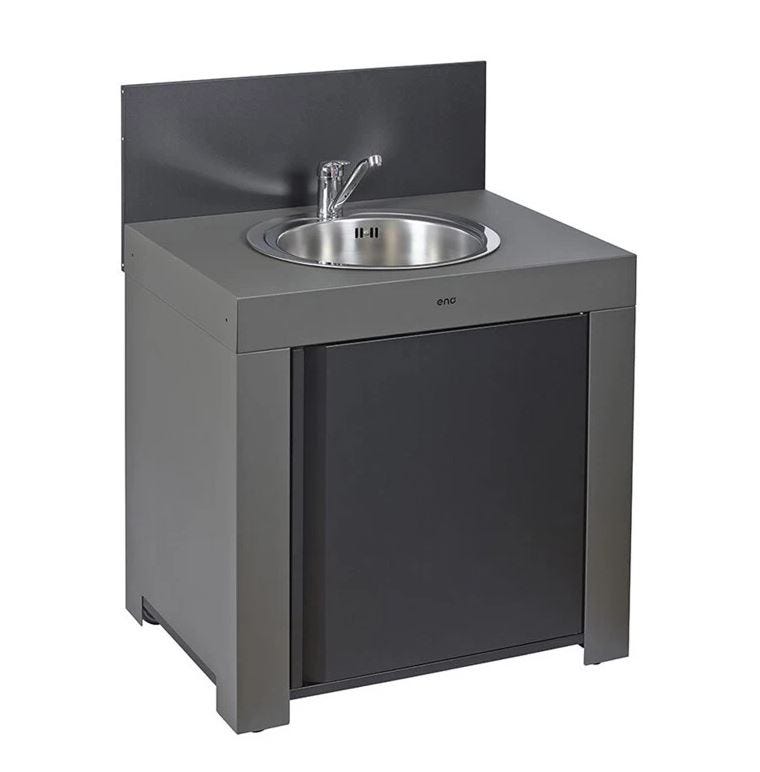 Enò module with dark gray sink